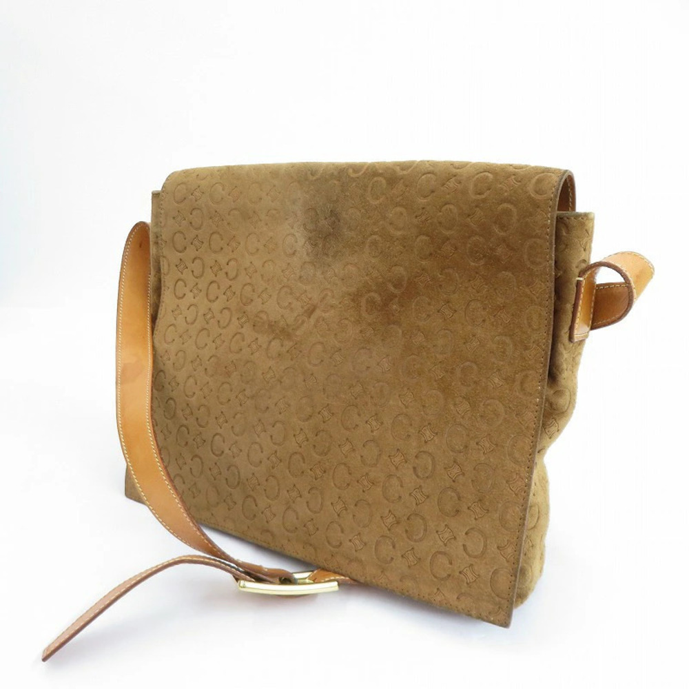 Celine Macadam Shoulder Bag Brown